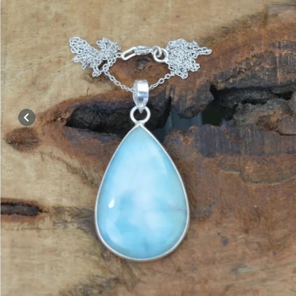 Glamorous Larimar Pendant